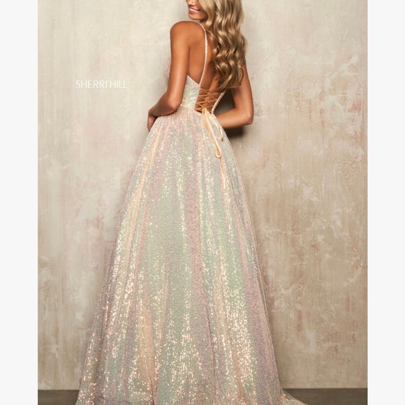 Beautiful Sherri Hill gown style# 54261. Size 2. - Picture 2 of 15